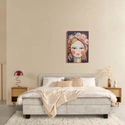 Bed Bilbao Beige - 180x200 cm