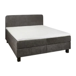 Bed Bilbao Donkergrijs - 160x200 cm