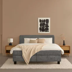 Bed Bilbao Grijs - 180x200 cm