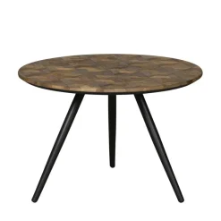 Bijzettafel Alvor Bruin  - set 2 stuks