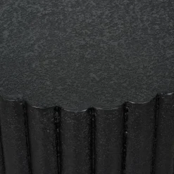 Bijzettafel Aube Zwart - Ø 48 cm