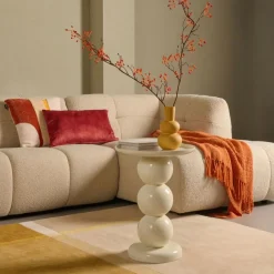 Bijzettafel Bolo Crème - Ø 34 cm