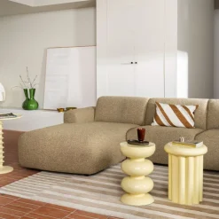 Bijzettafel Mora Geel - Ø 36 cm