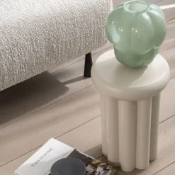 Bijzettafel Mora Greige - Ø 28 cm