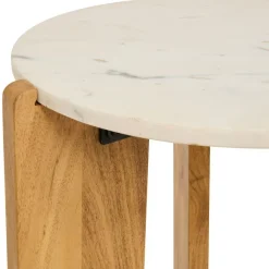 Bijzettafel Olif Naturel - Ø 44 cm