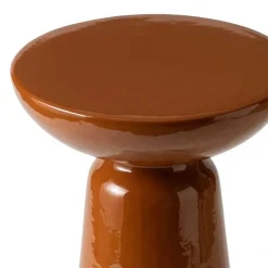 Bijzettafel Valence Bruin - Ø 30 cm