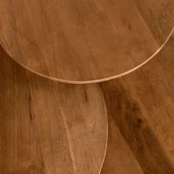 Bijzettafel Viktor Lichtbruin - Ø 50 cm