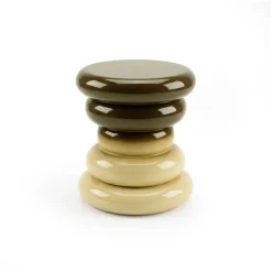 Bijzettafel Zigzag Groen - Ø 40 cm