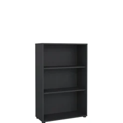 Boekenkast Bram Donkergrijs - 80x124x35 cm