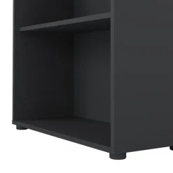 Boekenkast Bram Donkergrijs - 80x124x35 cm