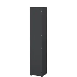 Boekenkast Bram Donkergrijs / Eiken - 41x205x35 cm