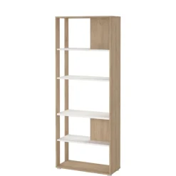 Boekenkast Bram Eiken - 80x205x35 cm