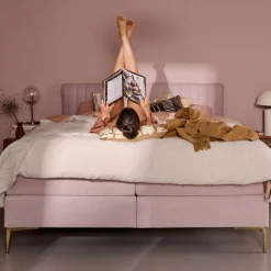 Cinderella Boxspring Roze - 180x210 cm