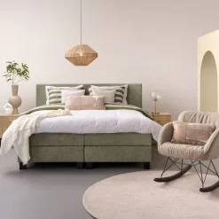 Boxspring Valencia Groen - 180x200 cm