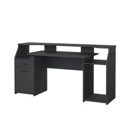 Bureau Boston Donkergrijs - 171x90x63 cm