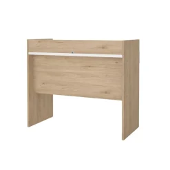 Bureau Boston Eiken / Wit - 103x89x56 cm