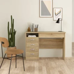 Bureau Boston Eiken - 110x76x49 cm