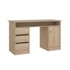 Bureau Boston Eiken - 126x76x55 cm