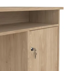 Bureau Boston Eiken - 126x76x55 cm