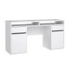 Bureau Boston Hoogglans Wit - 149x78x49 cm