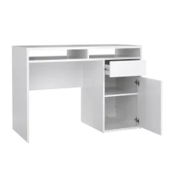 Bureau Boston Hoogglans Wit - 111x78x49 cm