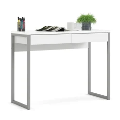 Bureau Boston Hoogglans Wit - 102x77x40 cm