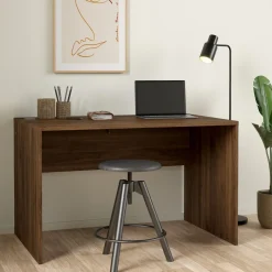 Bureau Boston Walnootbruin - 120x75x75 cm