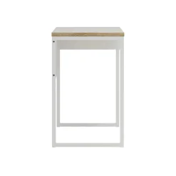 Bureau Boston Wit / Eiken - 130x77x49 cm