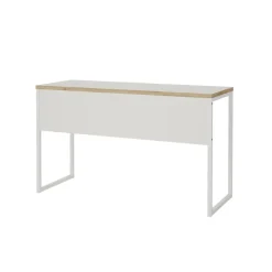 Bureau Boston Wit / Eiken - 130x77x49 cm