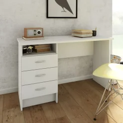 Bureau Boston Wit - 121x73x49 cm