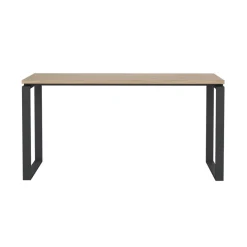 Bureau Bram Eiken / Donkergrijs - 150x76x60 cm