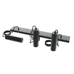 Calex Hanglamp Pendel Zwart - 3 x GU10 - 75x10 cm