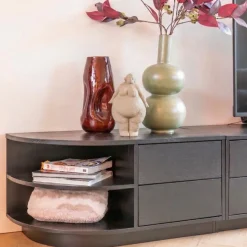 Deco Beeld Feline Beige - 26 cm hoog