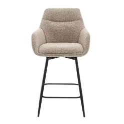 Draaibare Barkruk Genk Taupe