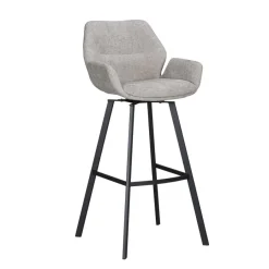 Draaibare Barkruk Sandoel Grijs