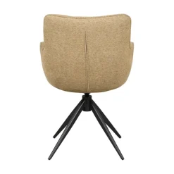 Draaibare Eetkamerstoel Bente Mosterdgeel