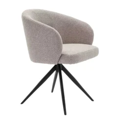 Draaibare Eetkamerstoel Connor Greige