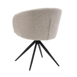 Draaibare Eetkamerstoel Connor Greige