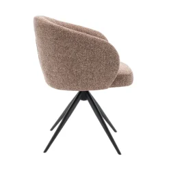 Draaibare Eetkamerstoel Connor Cognac