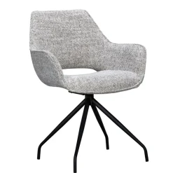 Draaibare Eetkamerstoel Halfweg Grijs