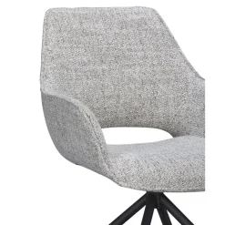 Draaibare Eetkamerstoel Halfweg Grijs