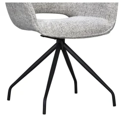 Draaibare Eetkamerstoel Halfweg Grijs