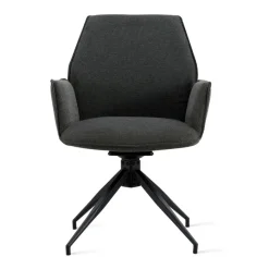 Draaibare Eetkamerstoel Jerrel Antraciet