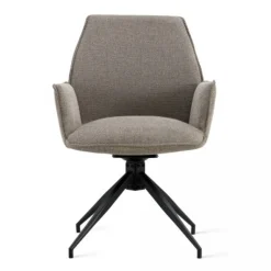 Draaibare Eetkamerstoel Jerrel Taupe
