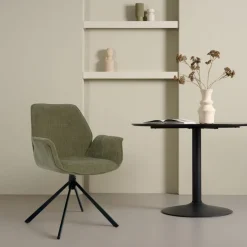 Draaibare Eetkamerstoel Jerrel Groen