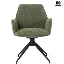Draaibare Eetkamerstoel Jerrel Groen