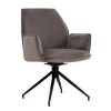 Draaibare Eetkamerstoel Jerrel Grijs