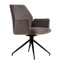 Draaibare Eetkamerstoel Jerrel Grijs