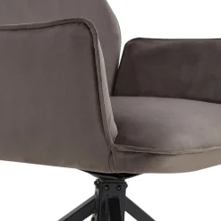 Draaibare Eetkamerstoel Jerrel Grijs