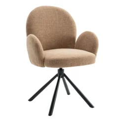 Draaibare Eetkamerstoel Moon Caramel